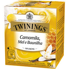 COD 7816 CHA DE CAMOMILA MEL SACHE 10 GR TWININGS
